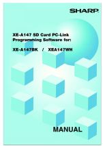 XE-A147 SD-Card PC-Link software programming for XE-A147BK and XE-A147WH